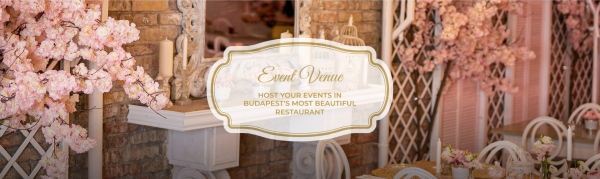 Vintage Garden - event venue hero block